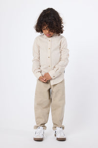 CAMISA KIDS DE LINO ECRU