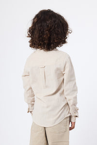 CAMISA KIDS DE LINO ECRU