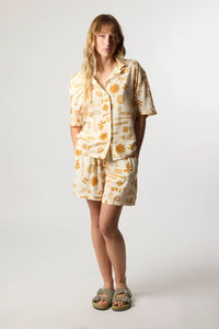 ECRU TILE WOMAN SHORTS