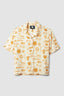 CAMISA MANGA CORTA MUJER TILE ECRU