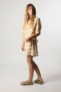 ECRU TILE WOMAN SS SHIRT