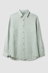 GREEN LINEN SHIRT