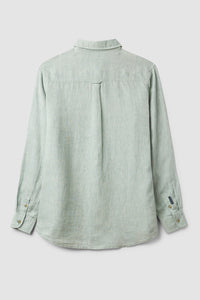 GREEN LINEN SHIRT