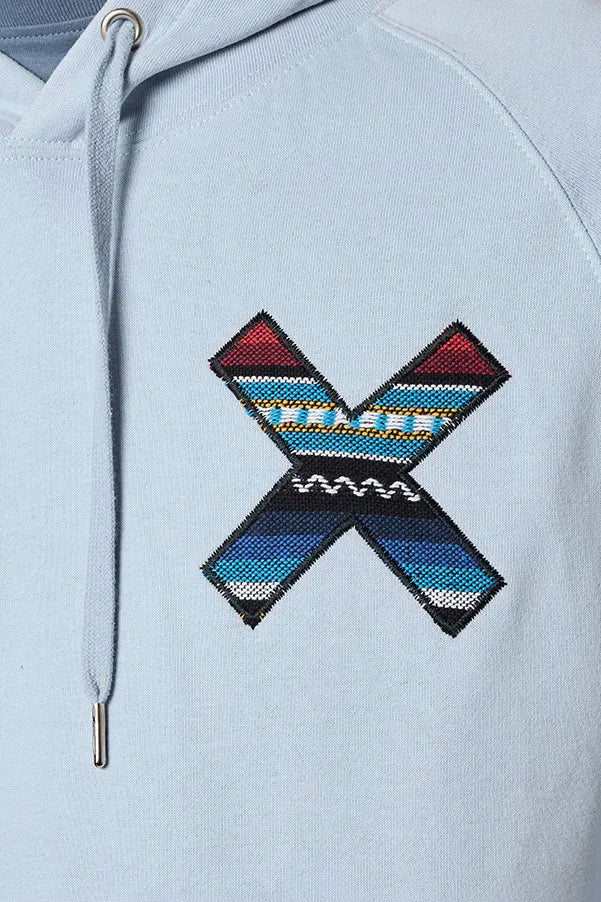 SUDADERA CON CAPUCHA CLASSIC ICE BLUE