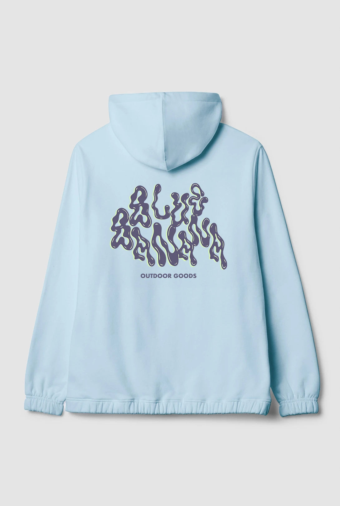 ICE BLUE FERN HOODIE