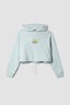 SUDADERA CON CAPUCHA MUJER RAINBOW ICE BLUE