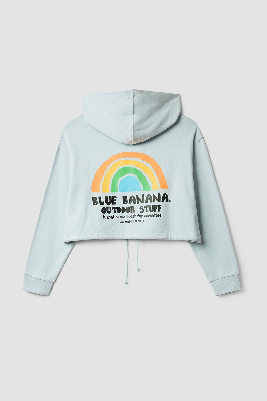 SUDADERA CON CAPUCHA MUJER RAINBOW ICE BLUE