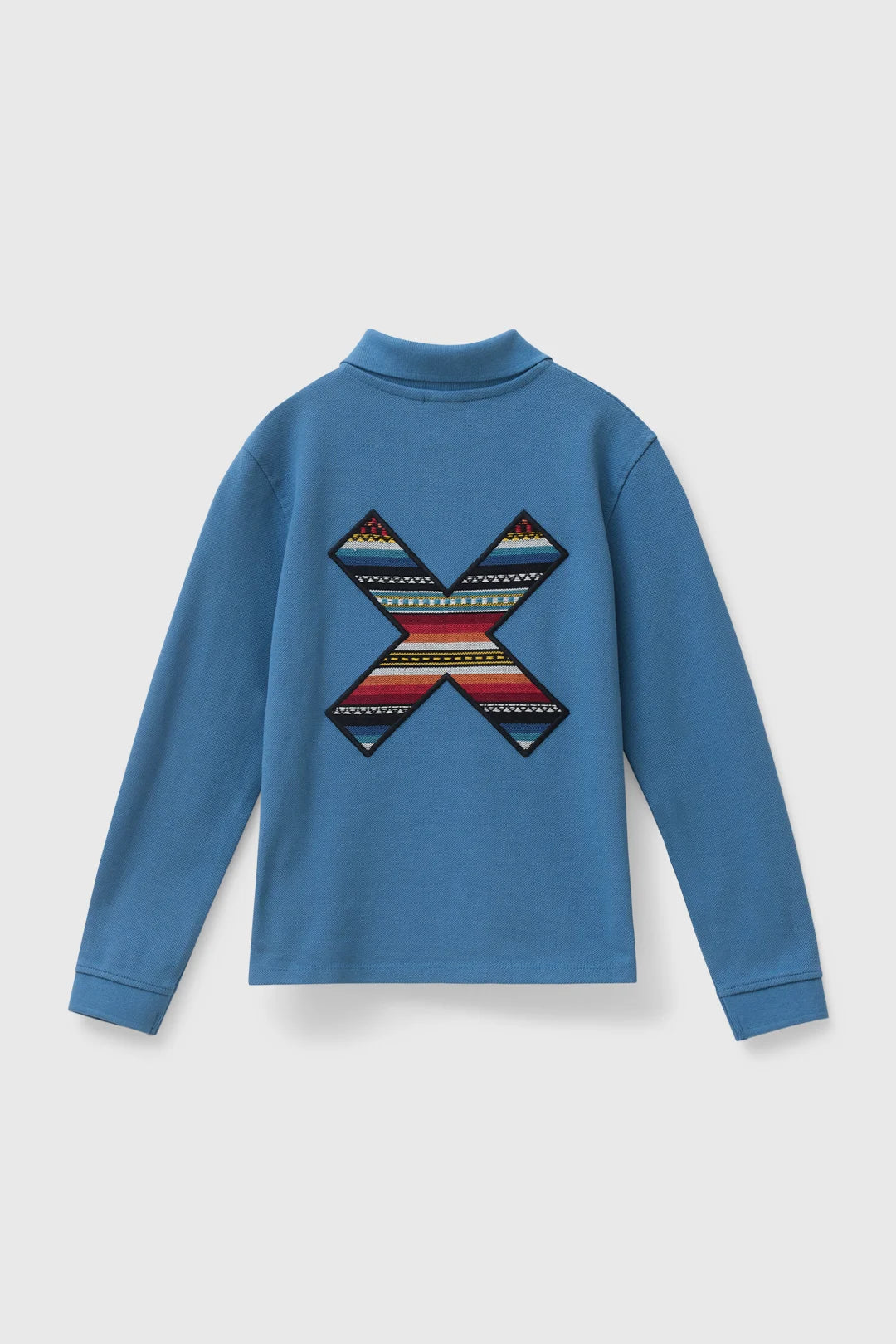 INDIGO BLUE CLASSIC KIDS LONG SLEEVE POLO