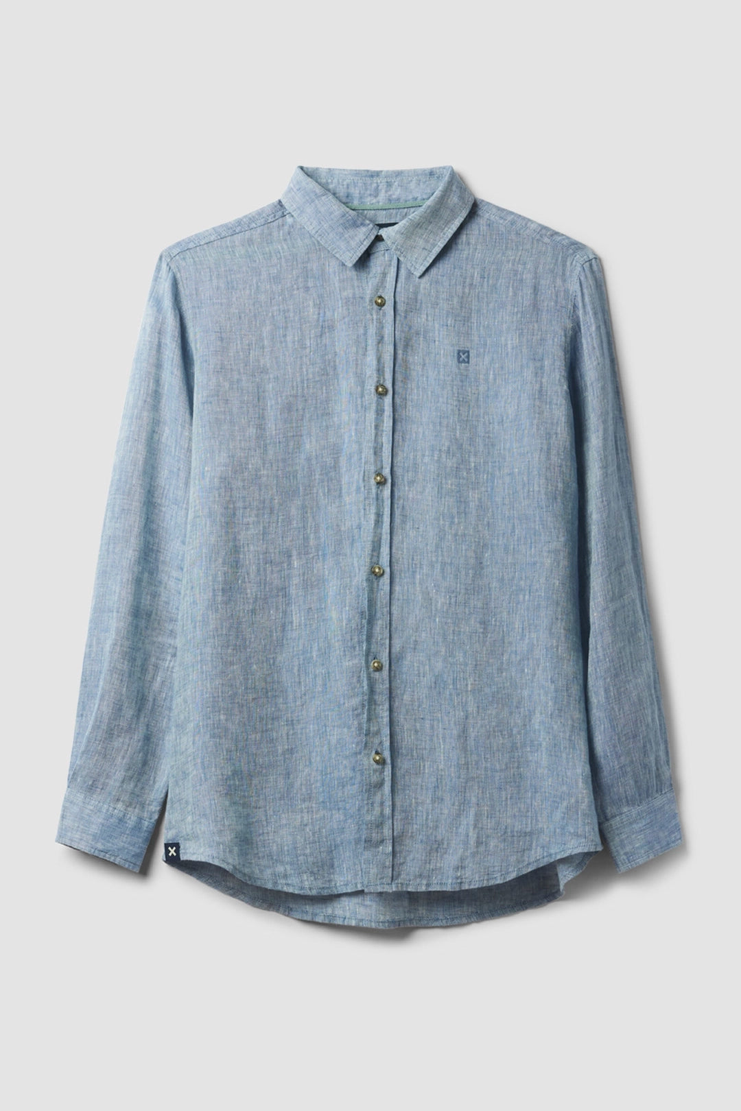 CAMISA DE LINO INDIGO BLUE