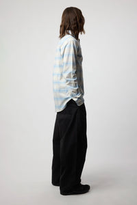 CAMISA PLAID SUMMER INDIGO BLUE