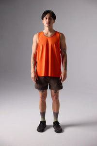 INTENSE ORANGE RUNNING TANK TOP