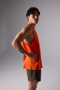 INTENSE ORANGE RUNNING TANK TOP