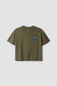 CAMISETA MUJER CLASSIC CAQUI
