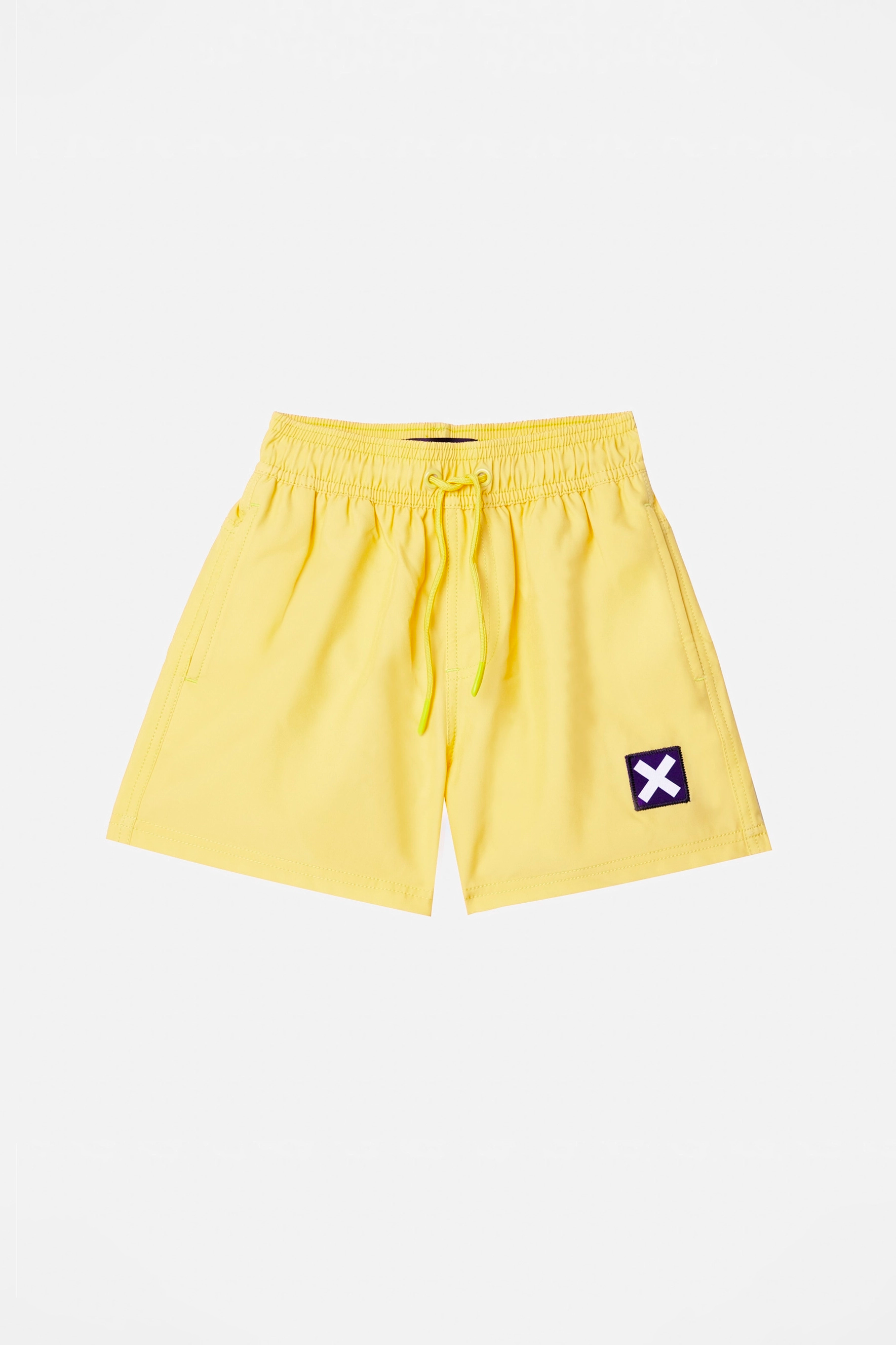 LIGHT YELLOW CLASSIC KIDS SWIMMING TRUNKS