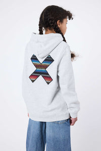 SUDADERA CON CAPUCHA KIDS CLASSIC LIGHT GREY MELANGE