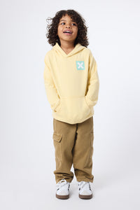 SUDADERA CON CAPUCHA KIDS NATURE LIGHT YELLOW
