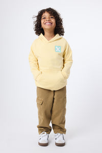 SUDADERA CON CAPUCHA KIDS NATURE LIGHT YELLOW