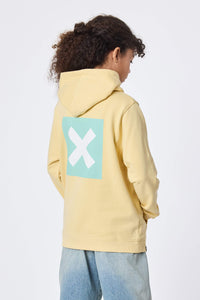 SUDADERA CON CAPUCHA KIDS NATURE LIGHT YELLOW