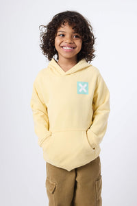 SUDADERA CON CAPUCHA KIDS NATURE LIGHT YELLOW