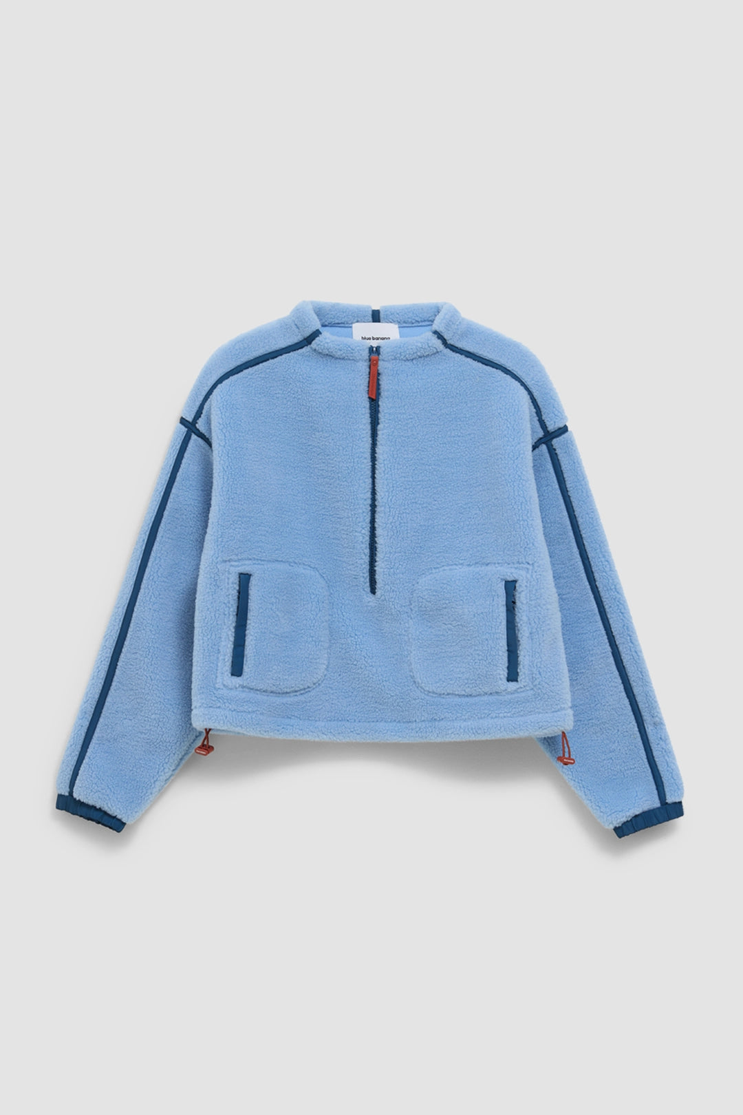 LIGHT BLUE FROST WOMAN POLAR JUMPER