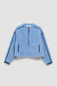 LIGHT BLUE FROST WOMAN POLAR JUMPER