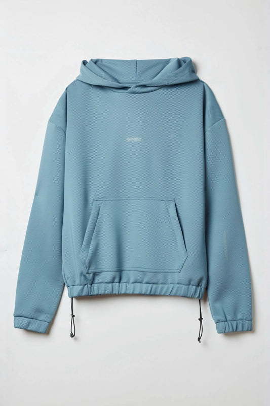 LIGHT BLUE TECH HOODIE