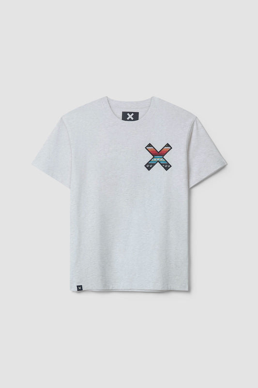 LIGHT GREY MELANGE CLASSIC TEE