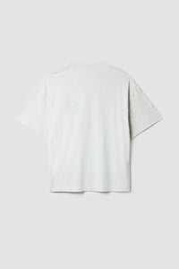 LIGHT GREY MELANGE HEART POCKET TEE