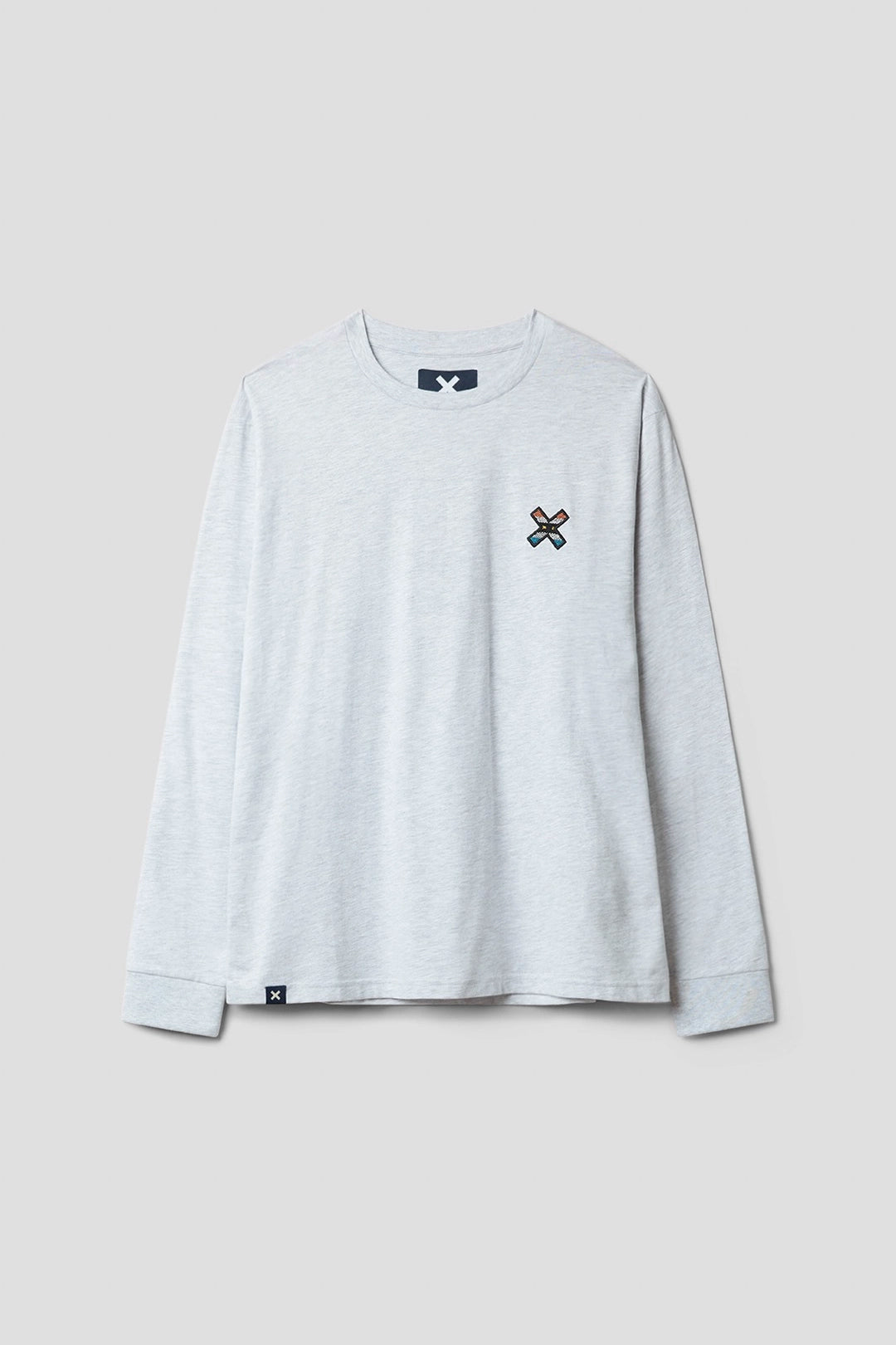 LIGHT GREY MELANGE KARMA LS TEE