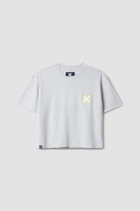 LIGHT GREY MELANGE NATURE WOMAN TEE