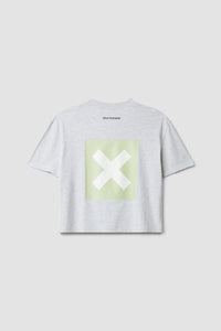 LIGHT GREY MELANGE NATURE WOMAN TEE