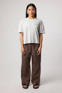 LIGHT GREY MELANGE NATURE WOMAN TEE