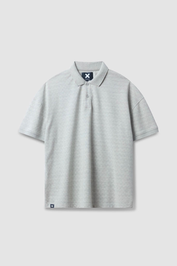 LIGHT GREY MELANGE WHEELS POLO