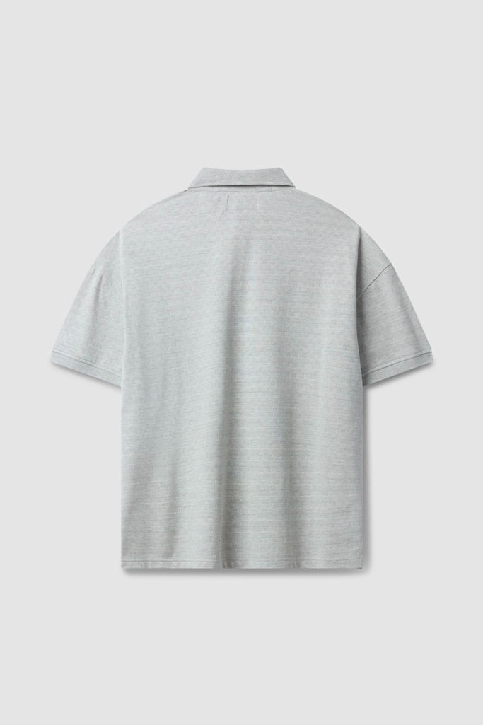 LIGHT GREY MELANGE WHEELS POLO