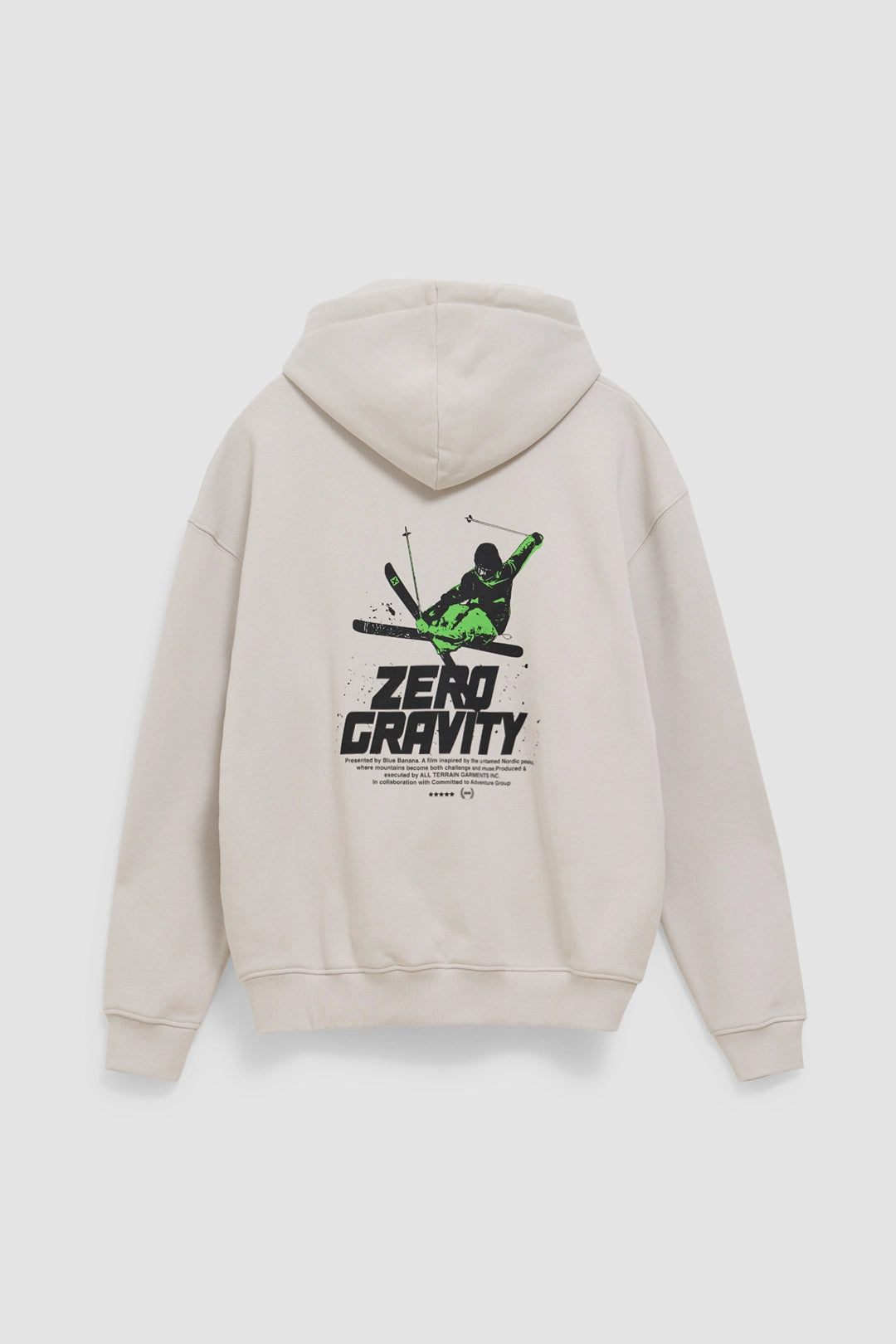 LIGHT GREY NORDIC HOODIE