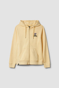 LIGHT YELLOW HARDY FULL ZIP HOODIE