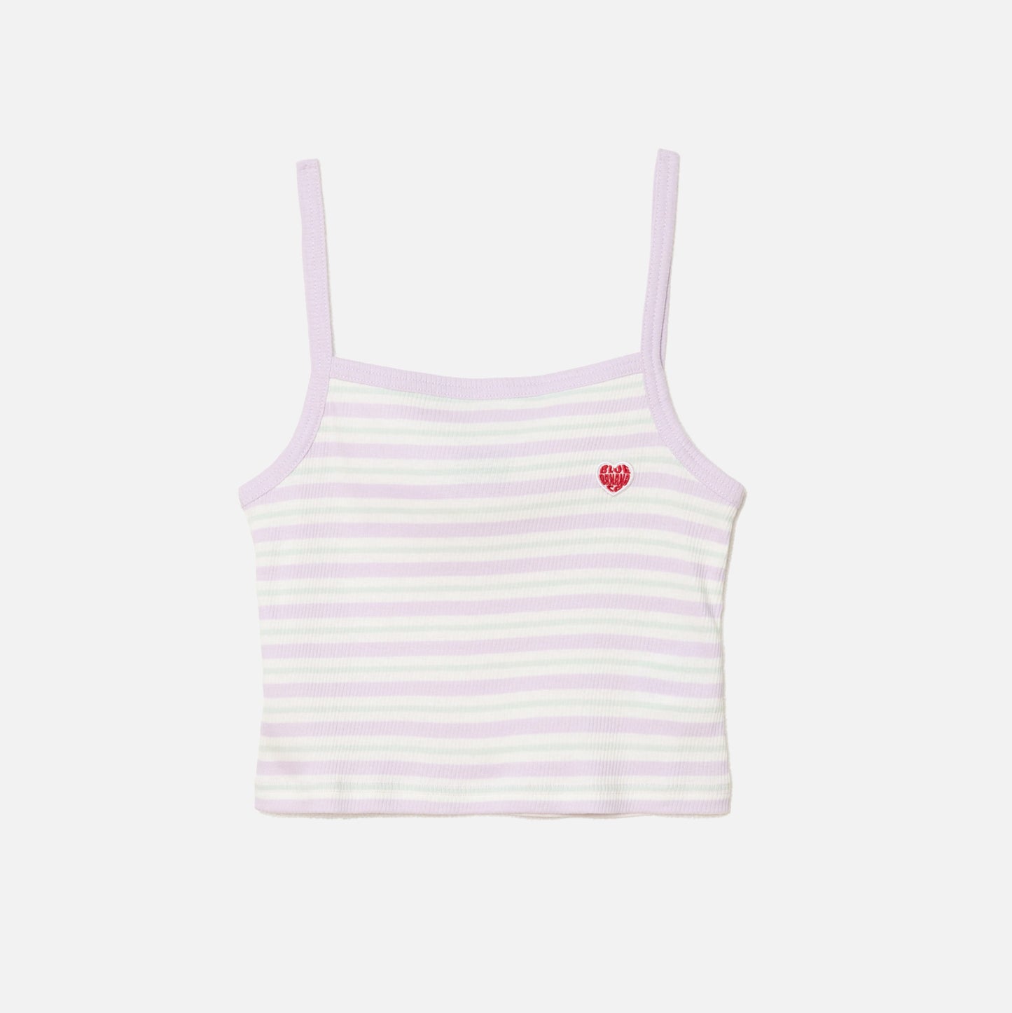 LILAC STRIPED WOMAN TANK TOP