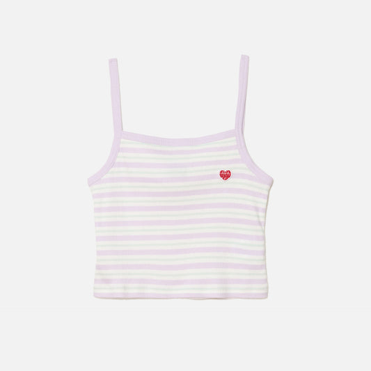 LILAC STRIPED WOMAN TANK TOP