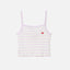 LILAC STRIPED WOMAN TANK TOP