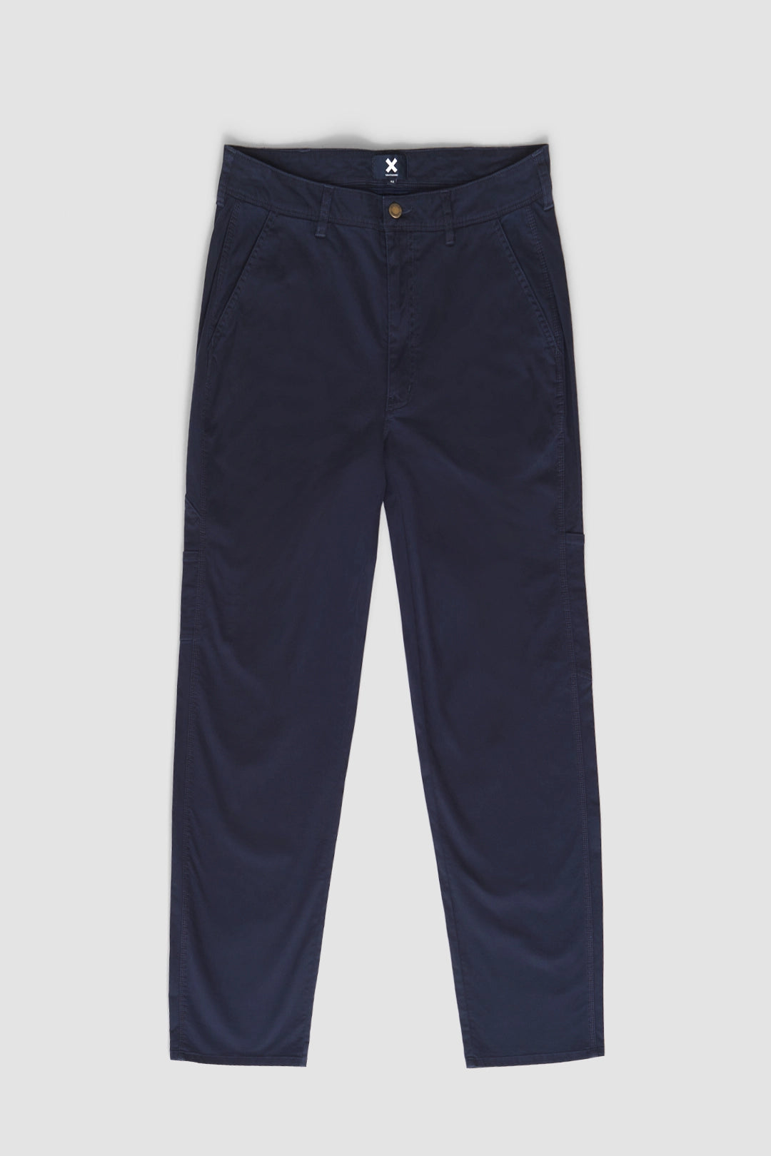 NAVY MATT STRAIGHT PANT