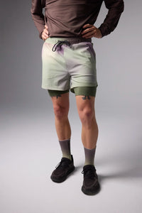 MULTICOLOR TRAIL SHORTS