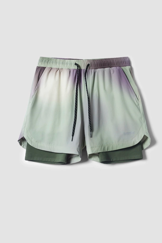 MULTICOLOR TRAIL SHORTS
