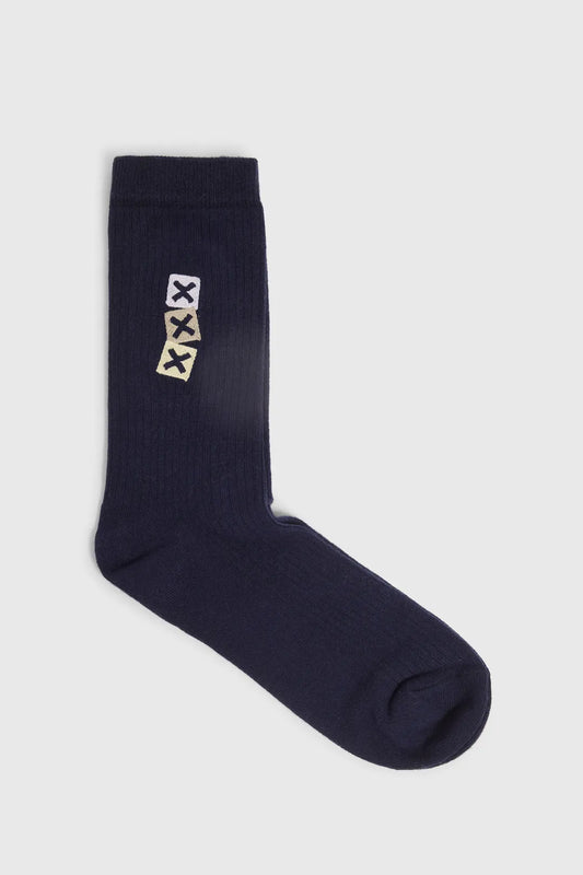 NAVY DICE SOCKS