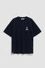 NAVY FLOWER TEE