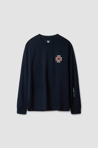 NAVY FOAM LS TEE