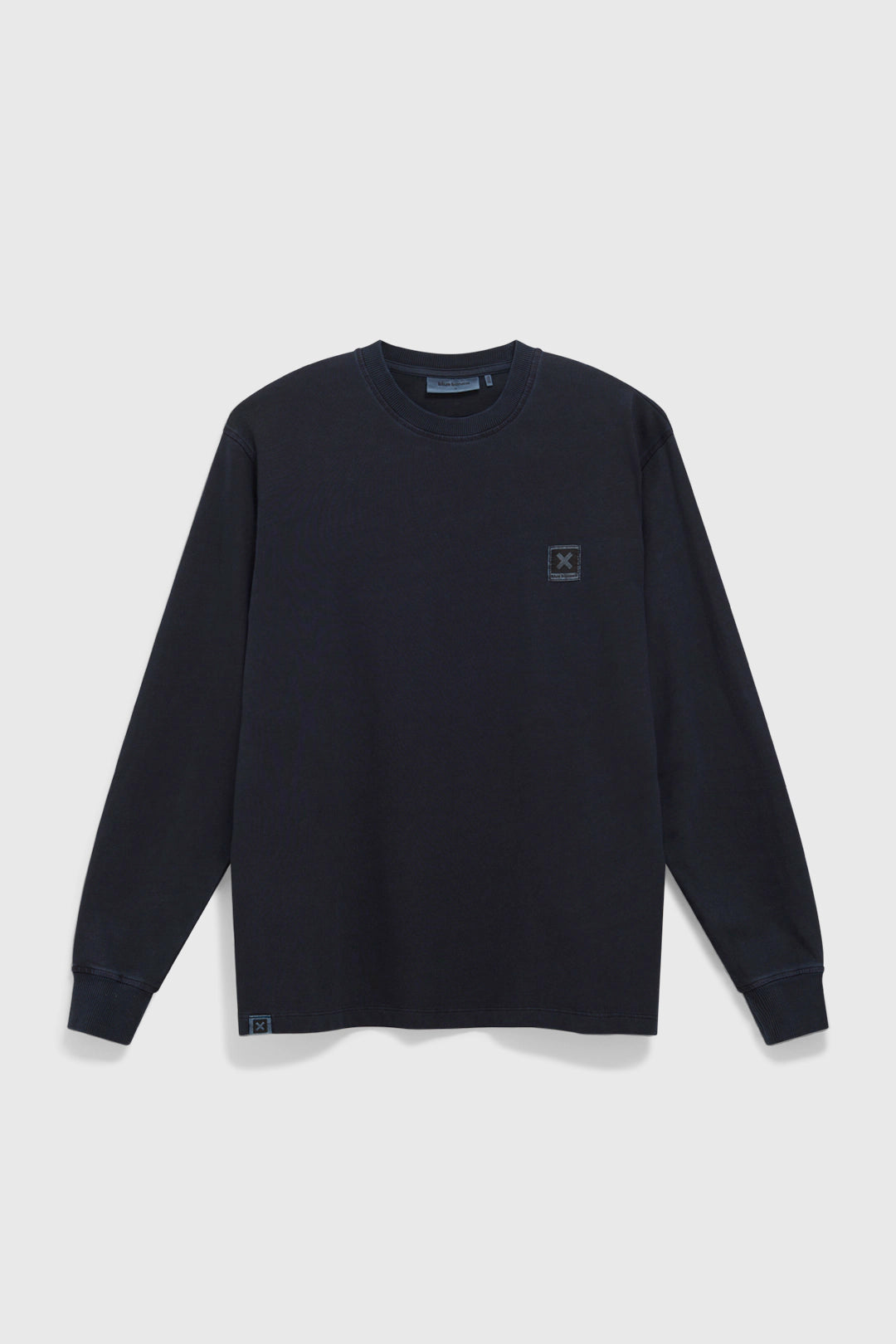 NAVY ICONIC LS TEE