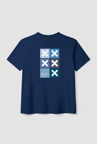 NAVY SQUARE TEE
