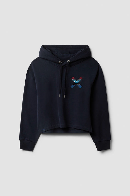 NAVY CLASSIC WOMAN HOODIE