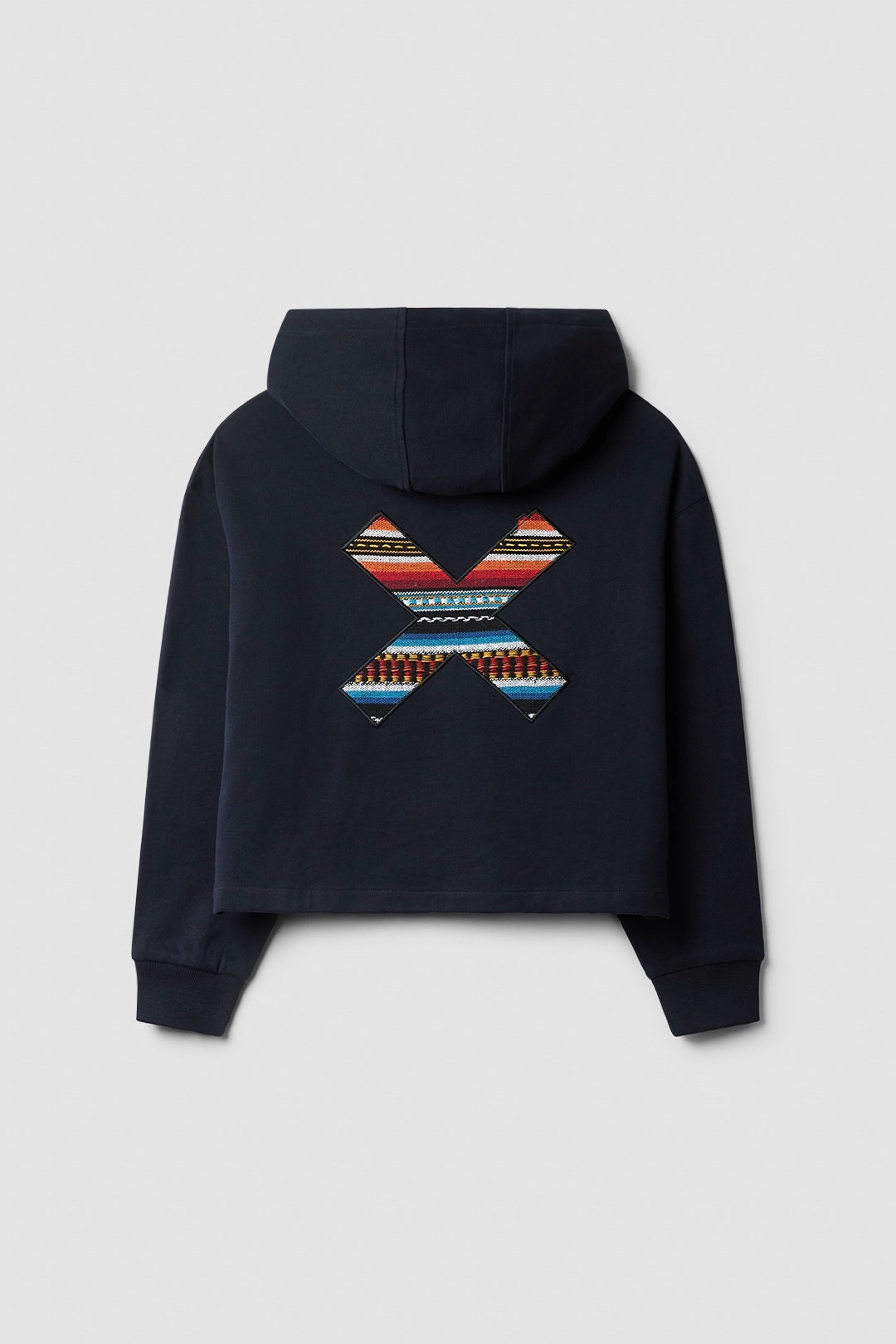 SUDADERA CON CAPUCHA MUJER CLASSIC AZUL MARINO