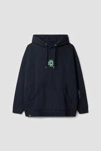 NAVY FOAM HOODIE